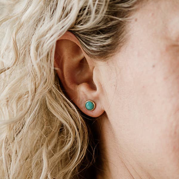 Commonform - Wholesale Stud/Post Earrings - Hyalite Studs // Turquoise7