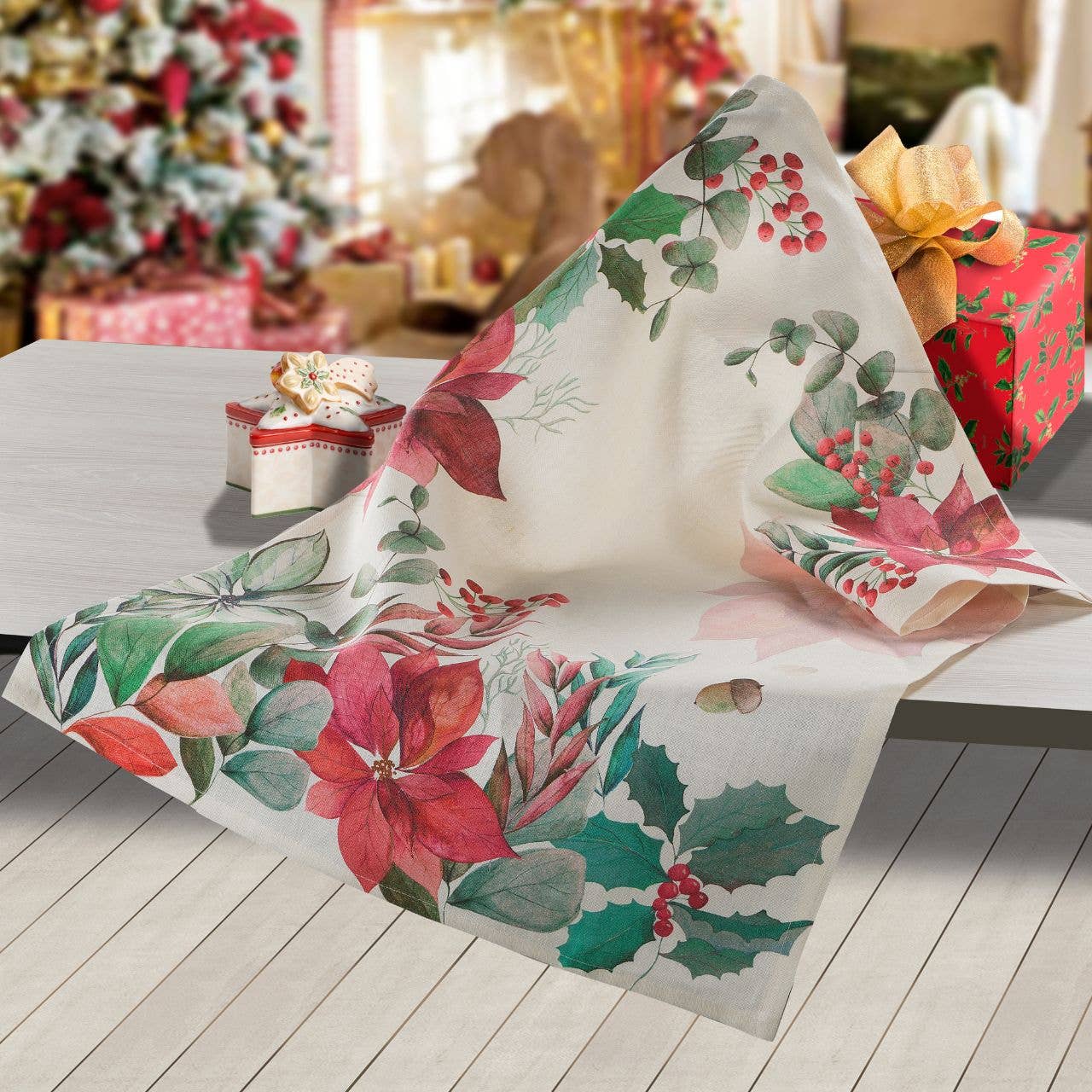 The Napking - Venta al por mayor Paños de cocina - Paños de cocina «Yule» de lino puro de alta calidad italiana1