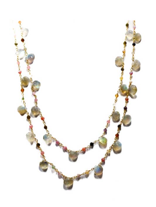 Colar com pingente de labradorita por atacado de DIAPERIS