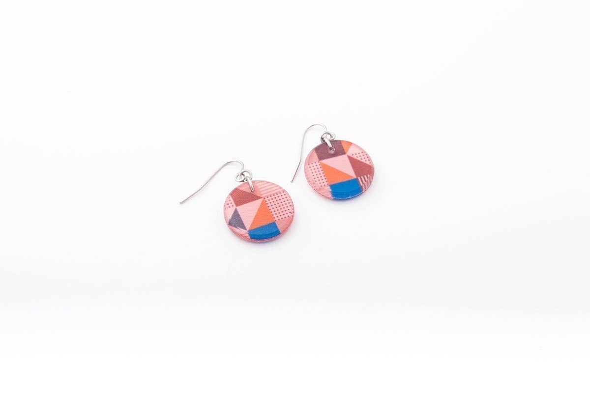 dconstruct - Vente Boucles d'oreilles pendantes - Boucles d'oreilles Ecoresin - Cercle4
