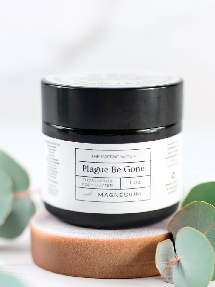 Beurre Corporel au Magnésium Plague-Be-Gone pour la vente par The Greene Witch