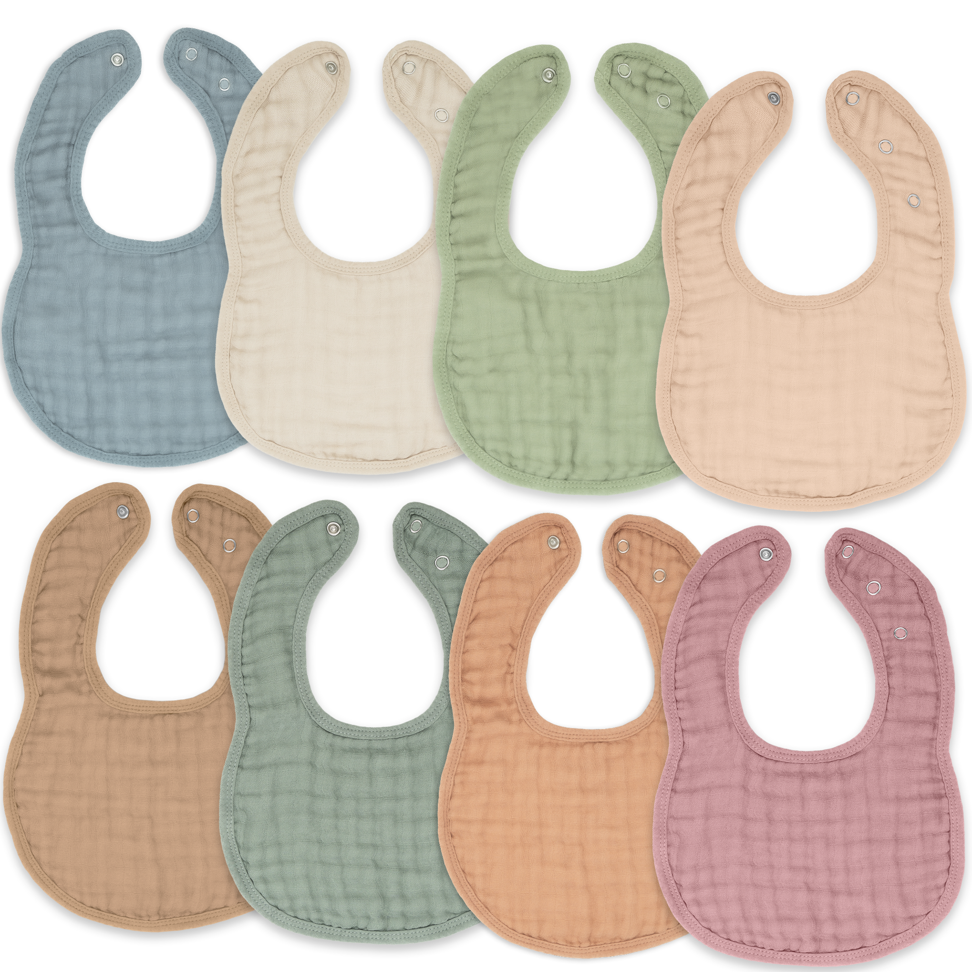 Comfy Cubs - Wholesale Bib - Baby - Muslin Cotton Baby Bibs Adjustable Size by Comfy Cubs62
