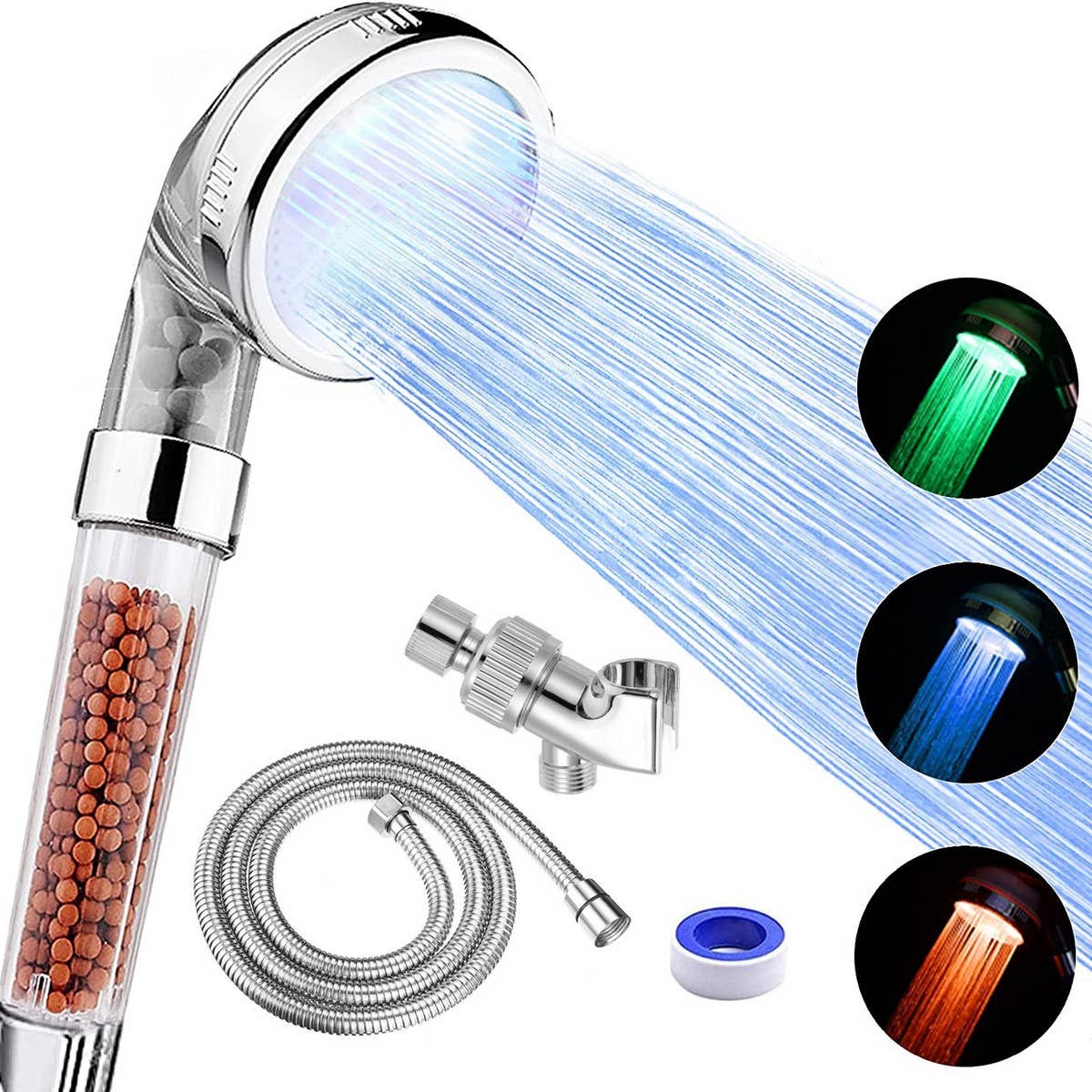 ACCITY - Wholesale Shower Head - LED LIGHT COLORFUL HANDHELD SHOWER HEAD_CWASC17194