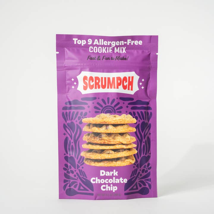Scrumpch - Wholesale Cookie Mix - Dark Chocolate Cookie Mix - Gluten Free, Top 9 Allergen Free