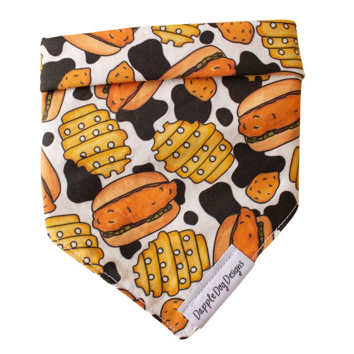 Eat More Chikin Bandana - Everyday Dog Bandana for wholesale by Dapple Dog Designs