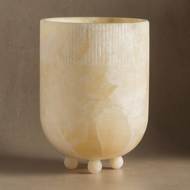 Ceres Stone Vessel - Ivory Onyx for wholesale by Studio H Collection