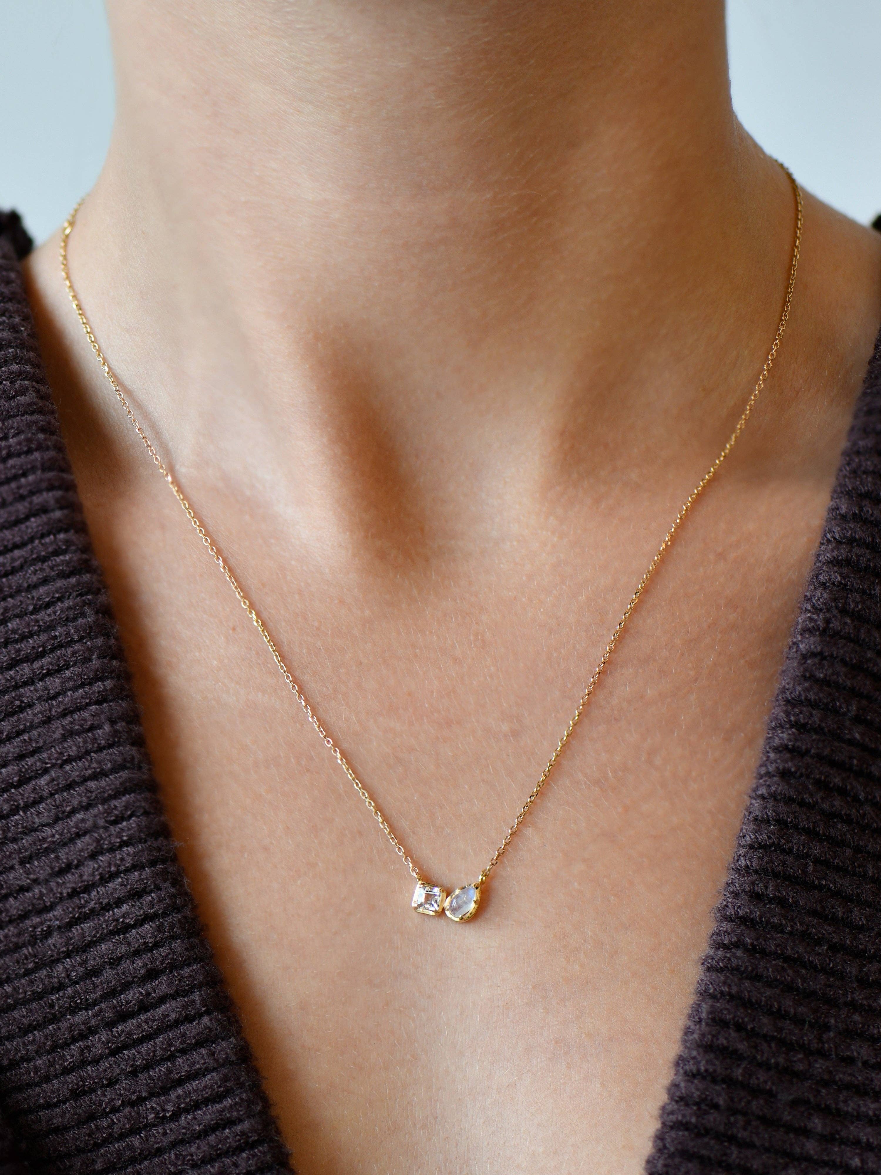 ANZIE - Wholesale Pendant/Charm Necklace - Mélia Toi et Moi Necklace2