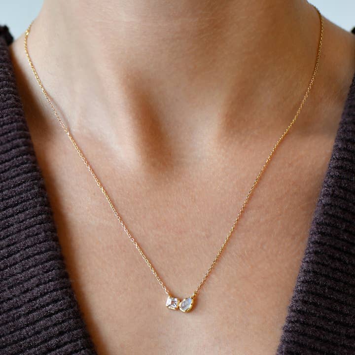 ANZIE - Wholesale Pendant/Charm Necklace - Mélia Toi et Moi Necklace2