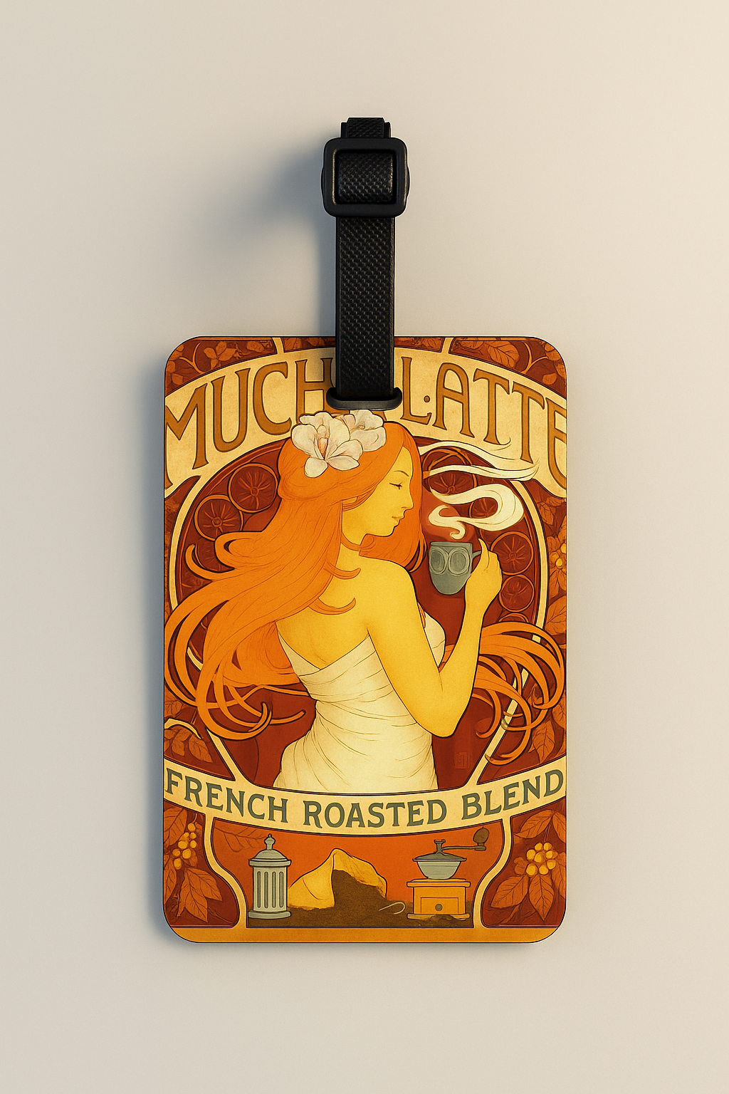 Jolitee - Vente Étiquette pour bagage - Étiquettes de bagages en cuir végétalien : Art d'affiche vintage15