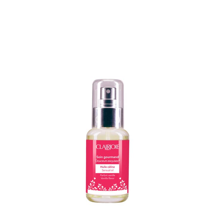 Clairjoie - Wholesale Bath/Body Oil - Vanilla 50ml edible face and body massage oil