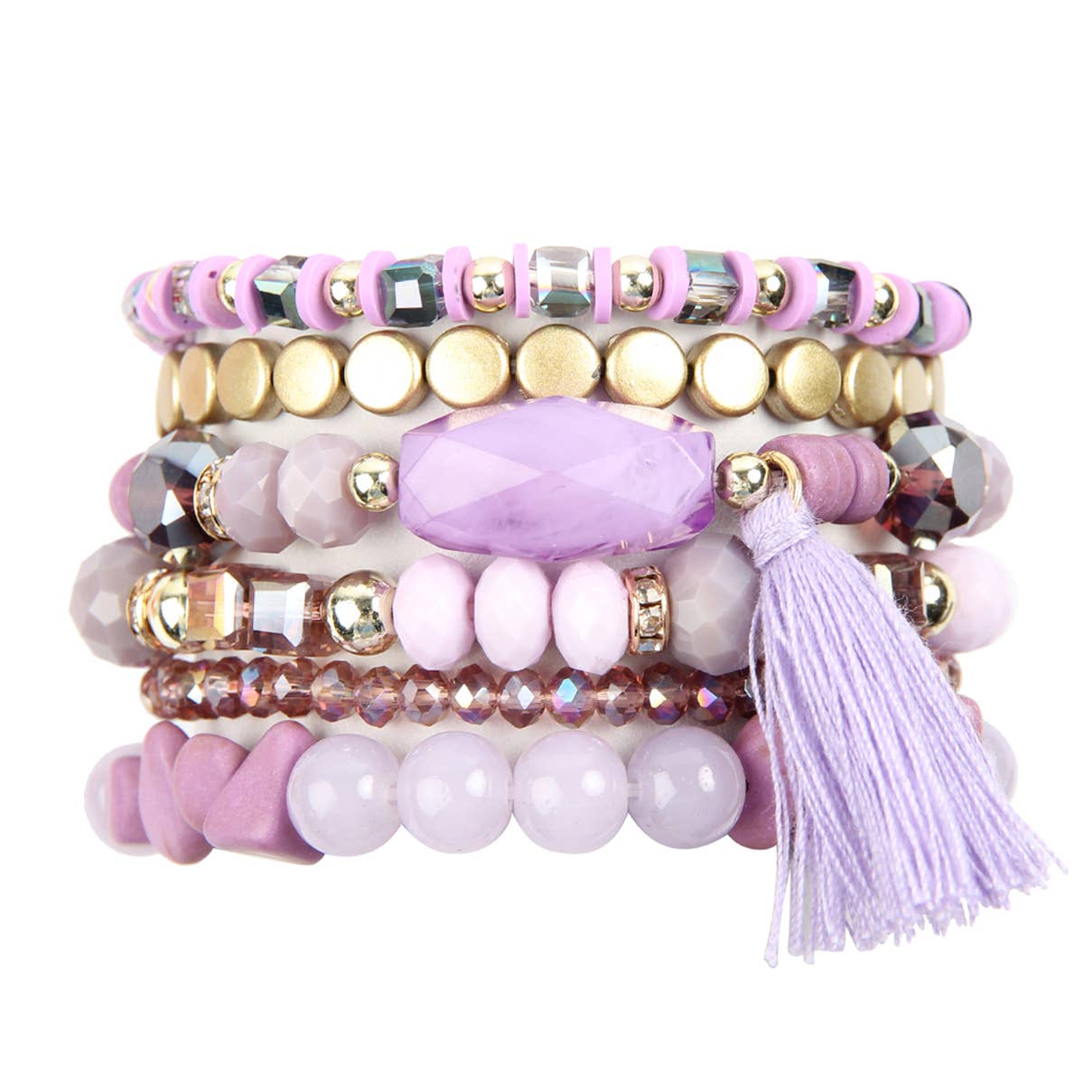 MYS Wholesale Inc - Wholesale Beaded Bracelet - Boho Charm Tassel Bracelet7