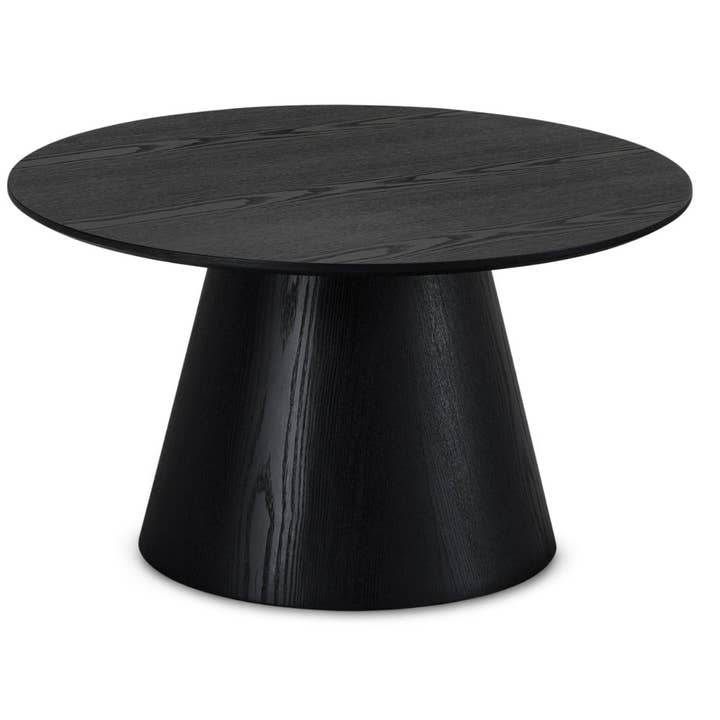 Furnhouse - Wholesale Coffee Table - Round Coffee Table Tango ø80x40 - Black Oak