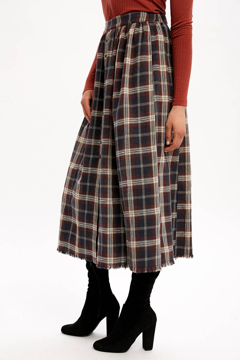 Mystree - Wholesale Skirt - Women's - 20492 Plaid Skirt2