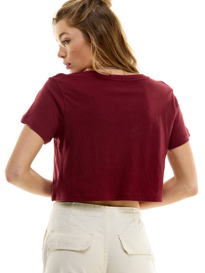 LOVING PEOPLE - Wholesale T-Shirt - Women's - Premium Cotton Crop Tees162