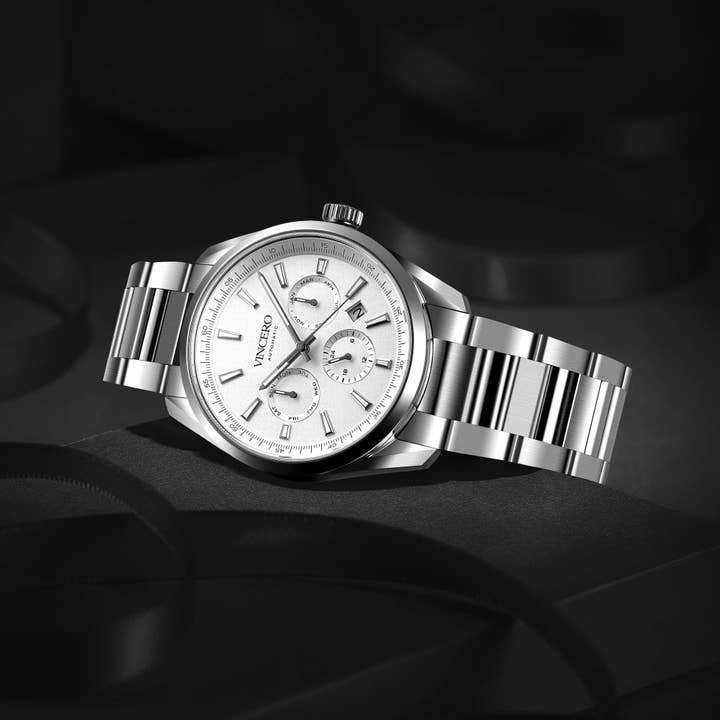 Vincero - Wholesale Wrist Watch - Men's - The Reserve Automatic - Gray/Silver1