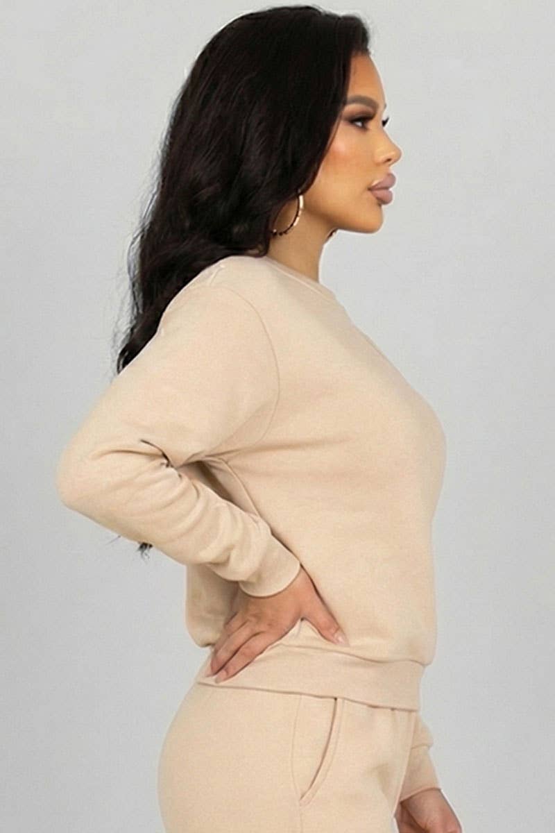 CAPELLA APPAREL - Vente Sweat-shirt – femme - Pull ras du cou en molleton classique13