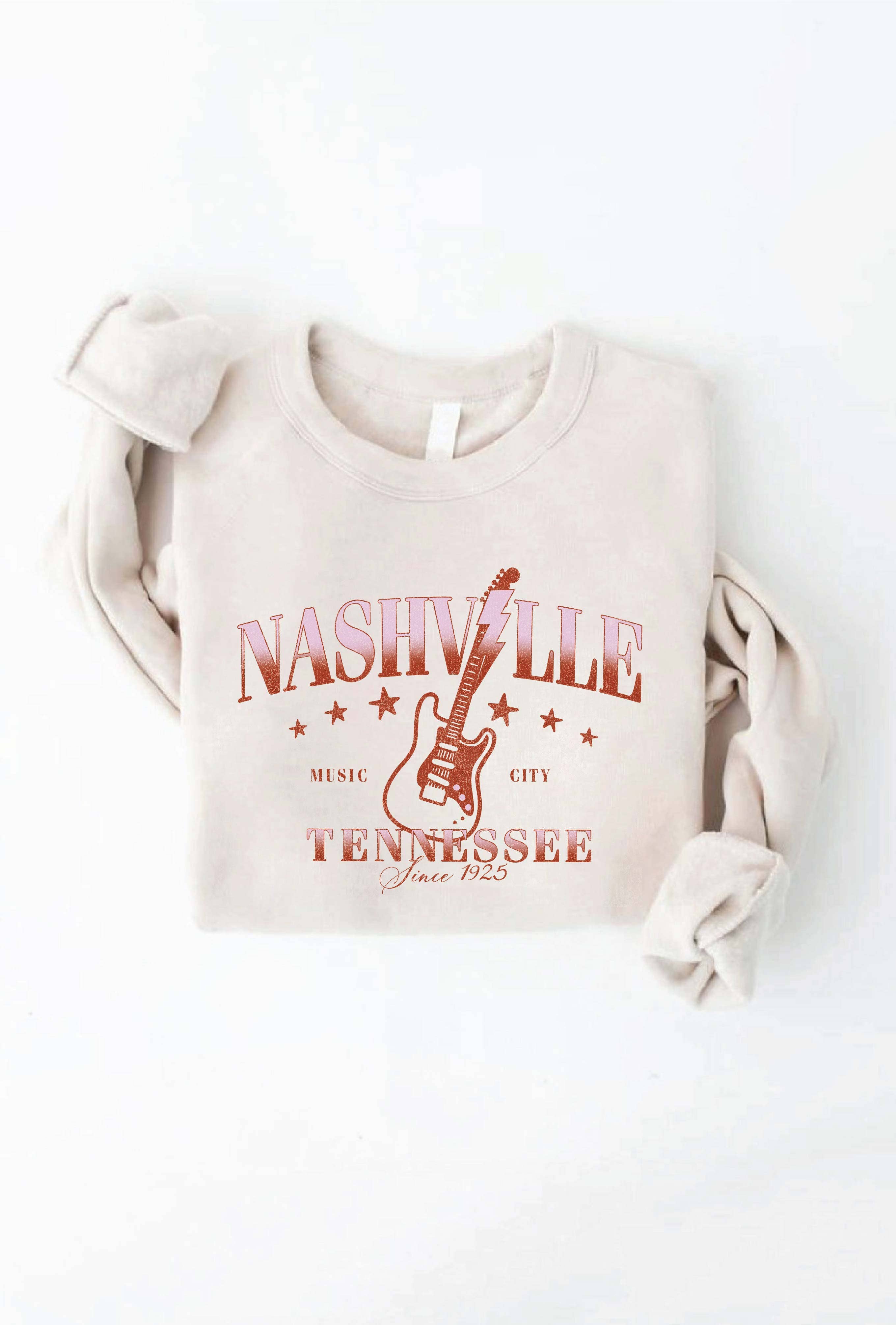 Wholesale NASHVILLE Sweatshirt Plush Sponge Fleece Fabric for