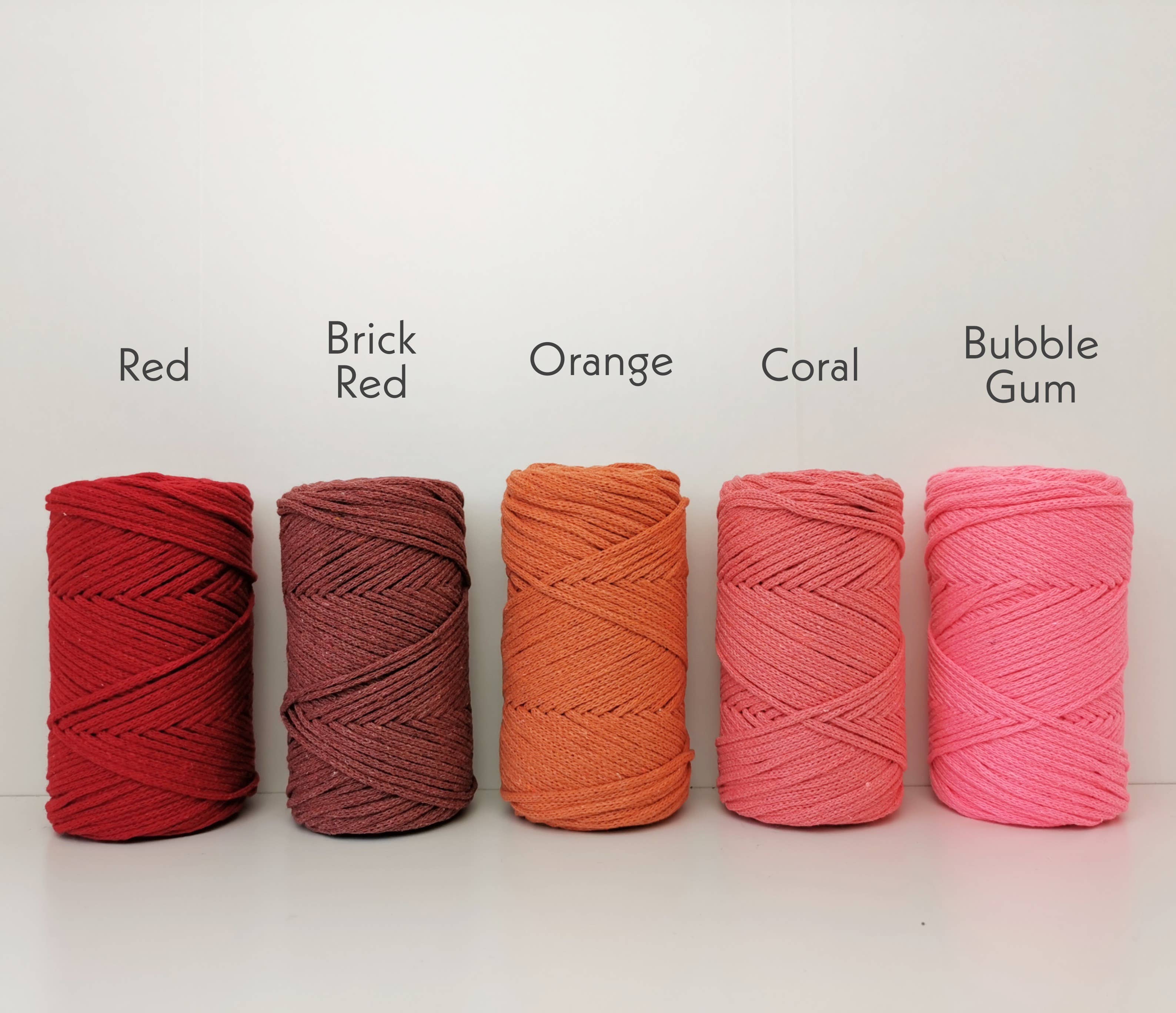 Buluty – wholesale Craft supplies – 3mm BRAIDED SOFT COTTON CORD, Macrame String, Macrame Cotton6