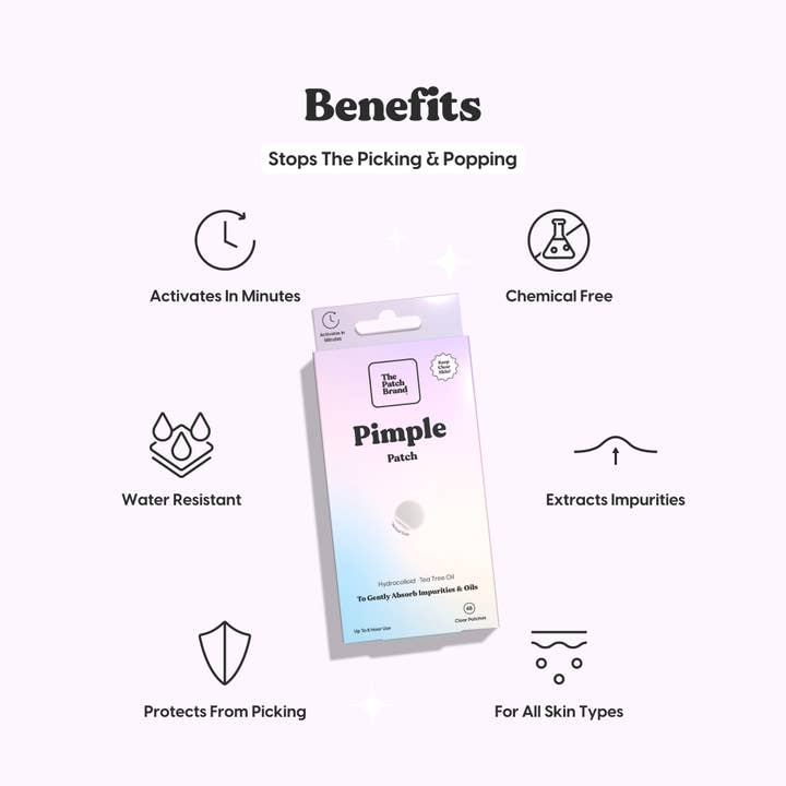 The Patch Brand - Wholesale Acne/Hydrocolloid Patch - The Patch Brand Pimple Patch (Hydrocolloid Acne Sticker)4