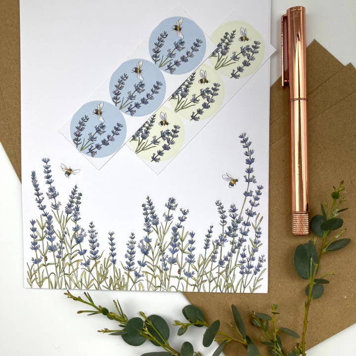 Writing Set- Lavender for wholesale by Ink and Snail Limited