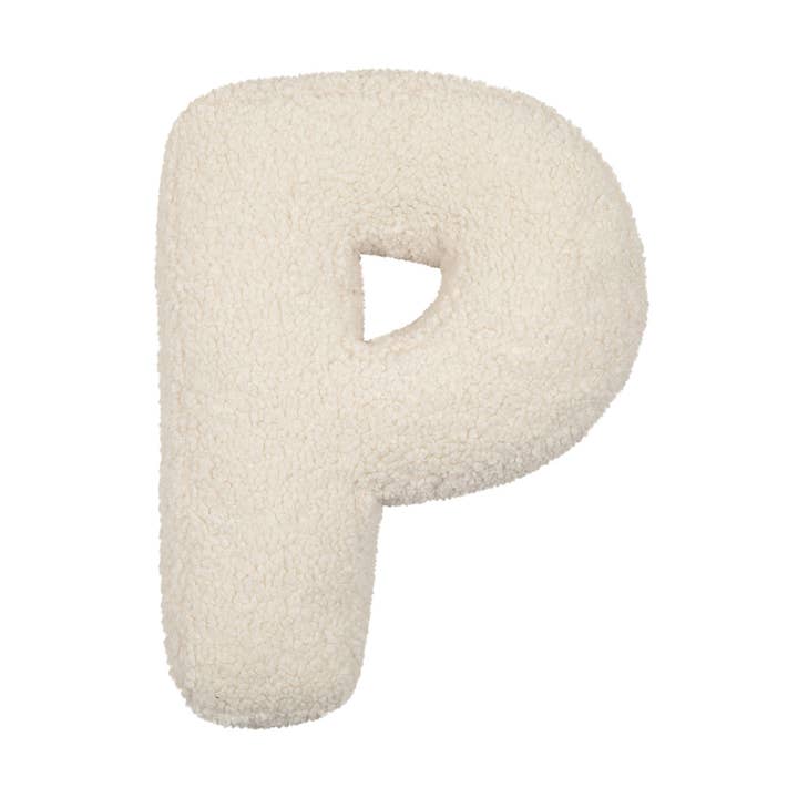 Boucle Letter Cushion P for wholesale by Bettys Home