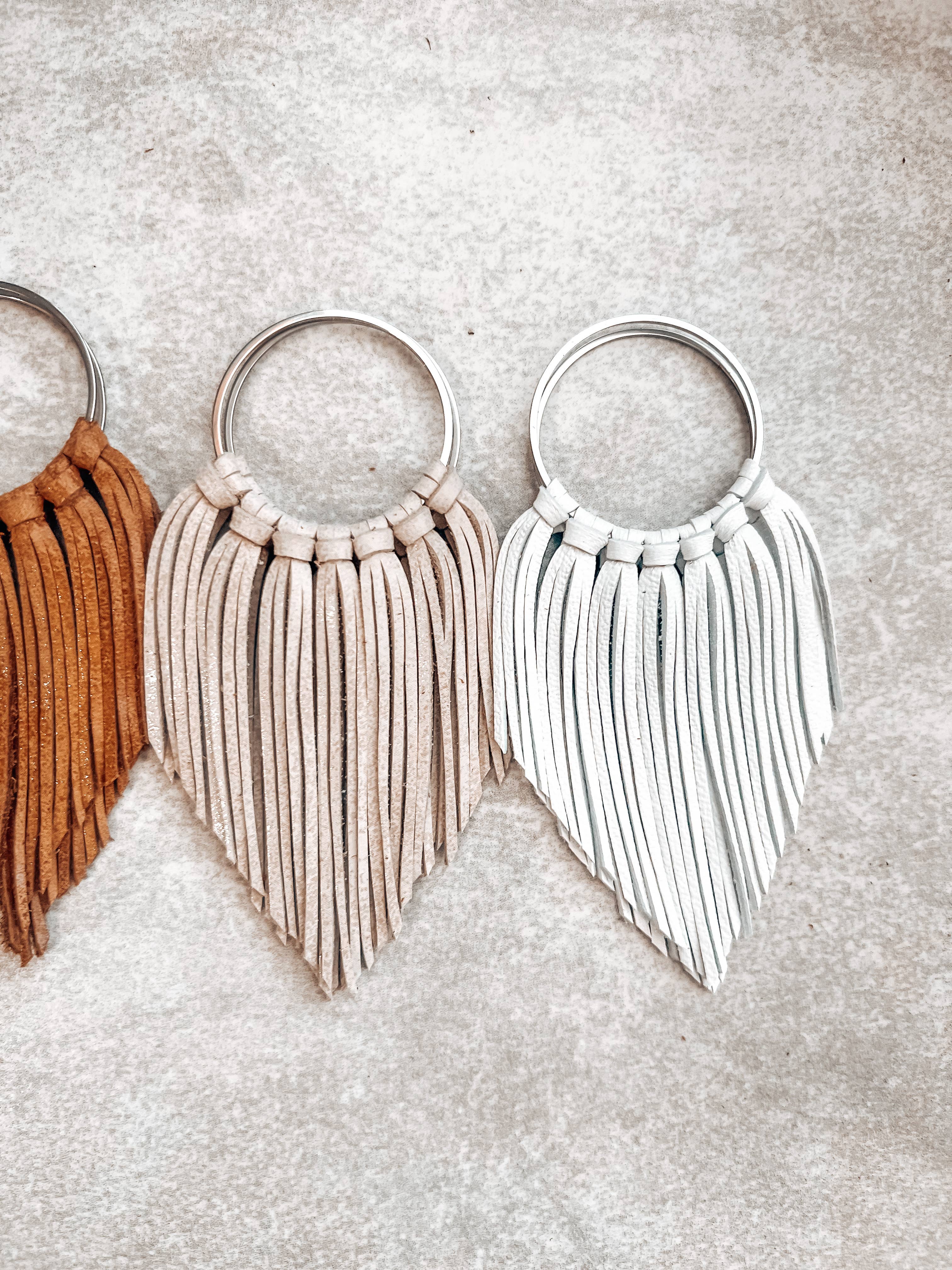 Fringed In Faith - Wholesale Dangle Earrings - Cascade Fringe Hoops Earrings1