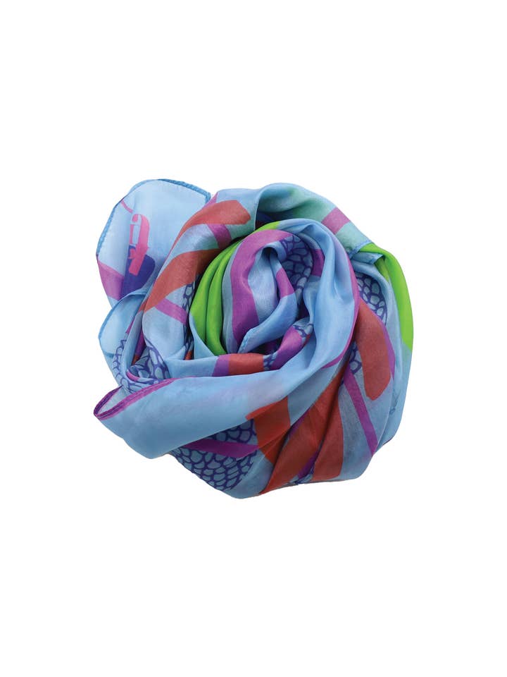 Snake Charmer in Blue for wholesale by Asterfields