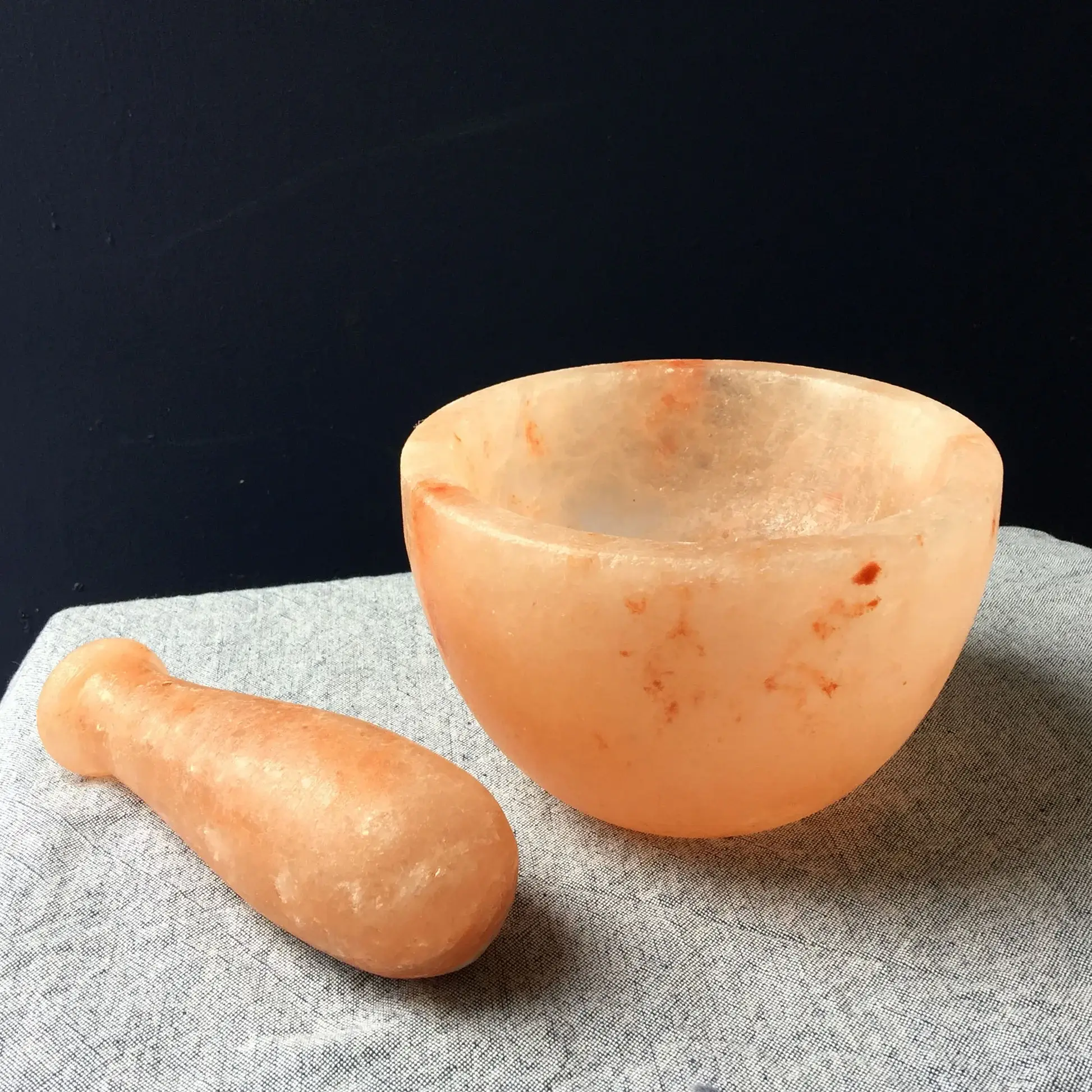 Himalayan Trading Co.® - Wholesale Mortar & Pestle - Pink Himalayan Salt Mortar & Pestle Set – Food Grade5
