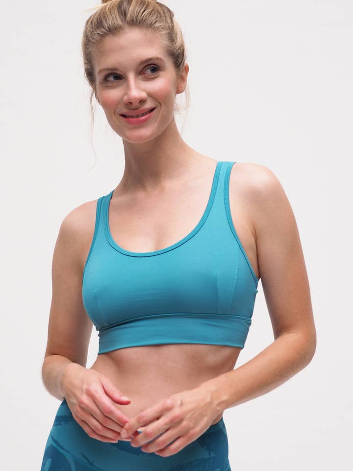 Reggiseno Rami turchese per la vendita all'ingrosso da parte di Kismet Yogastyle