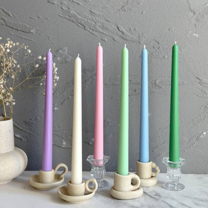 LA AROMA CANDLE CO. – wholesale Tapered candle/candlestick – Colored Taper Candles 10'' (A Pair)