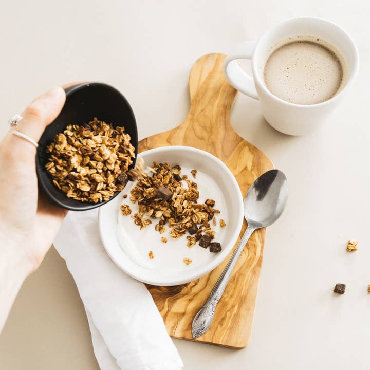 GHARYAN Stoneware & Olive Wood Tableware | Canada - Wholesale Condiment/Dip Bowl - Handmade Stoneware Condiment Bowl | Dadasi 6 oz5