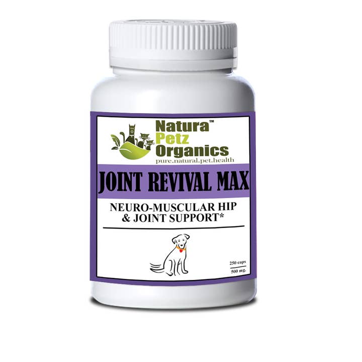 Natura Petz Organics - Wholesale Pet Supplement - Cat/Dog - Joint Revival Max Master Blend Capsules* Neuro Muscular Hip & Joint Support* Master Blend for Dogs & Cats*2