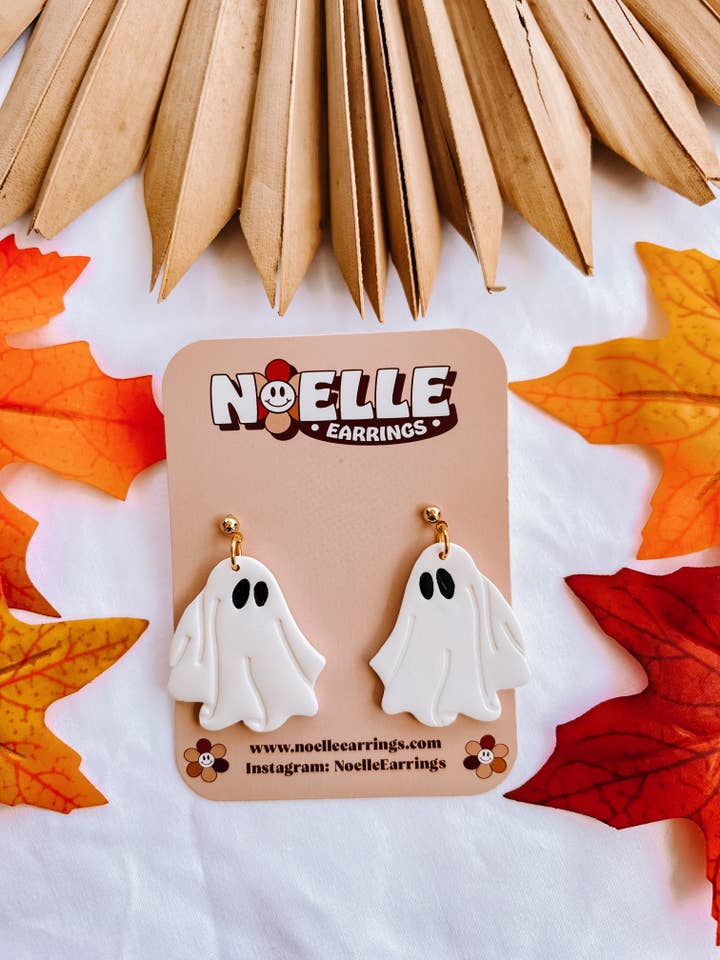 Sheet Ghost Earrings for wholesale by Noelle Earrings