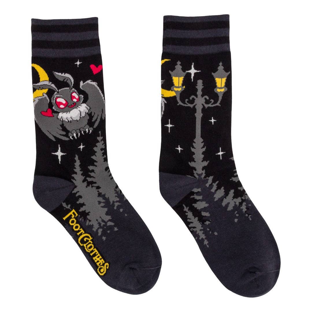 FootClothes LLC - Wholesale Socks - Unisex - Cute Mothman Crew Socks8