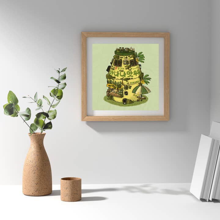 Banaan Melk 8x8 Kunstprint voor wholesale door sushiboiiiyy