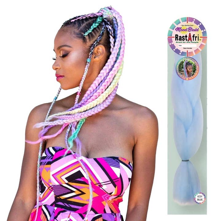 RastAfri Mood Braid Hair – Color Change in Sunlight and other Purchase Wholesale lit rabattable. Free Returns & Net 60 Terms on Faire trending on Faire.