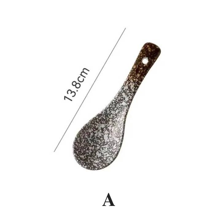Homerely (We Cover All Import Duties) – wholesale Kitchen spoon – Creative Japanese Ceramic Soup Spoon | Tableware
