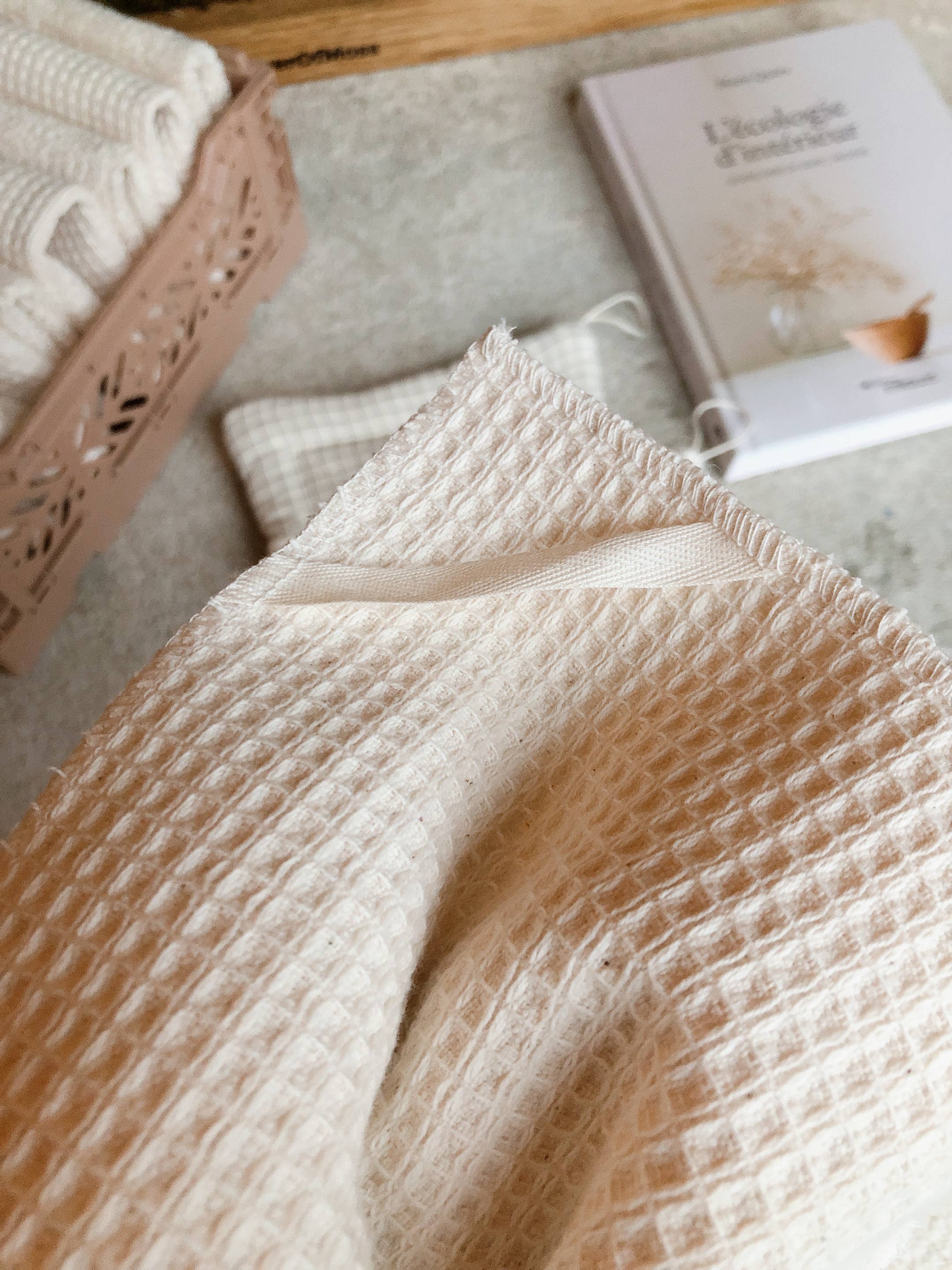 Maison Sauvage – Engroshandel Køkkenhåndklæde – Økologisk bomulds klud til flere formål, 2 stk.11