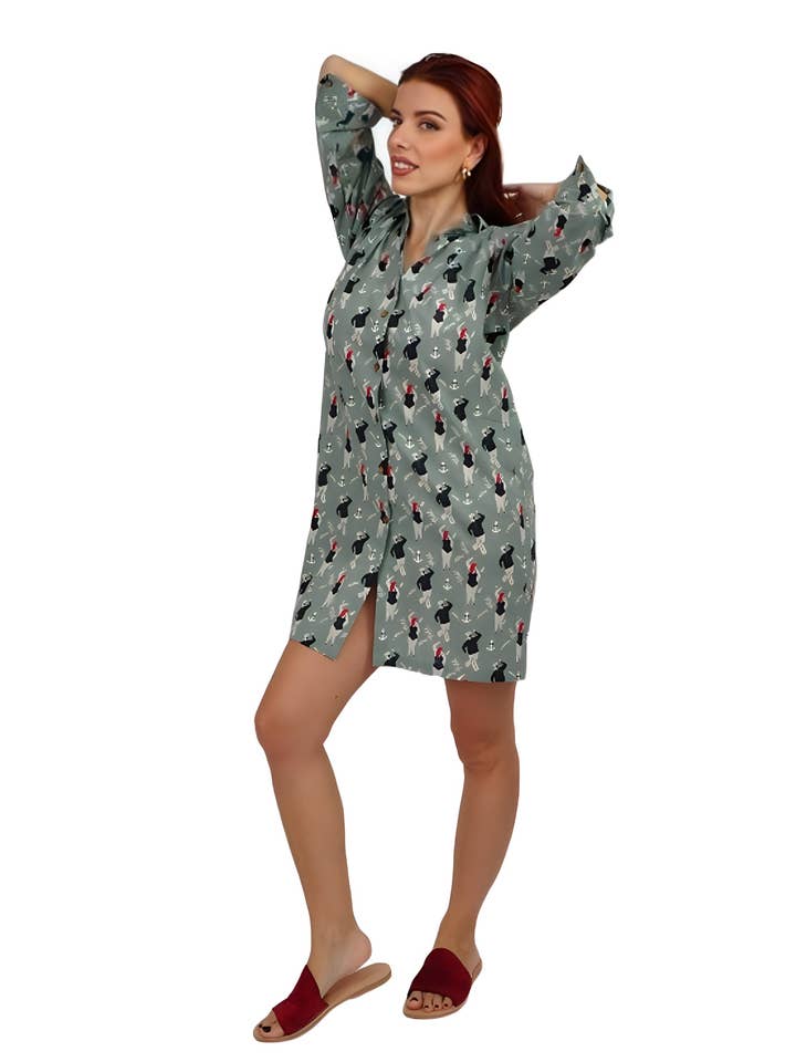 Handgemachtes Matrosenhemd mit Knopfleiste für den Großhandel von Kalimera Clothing Athens