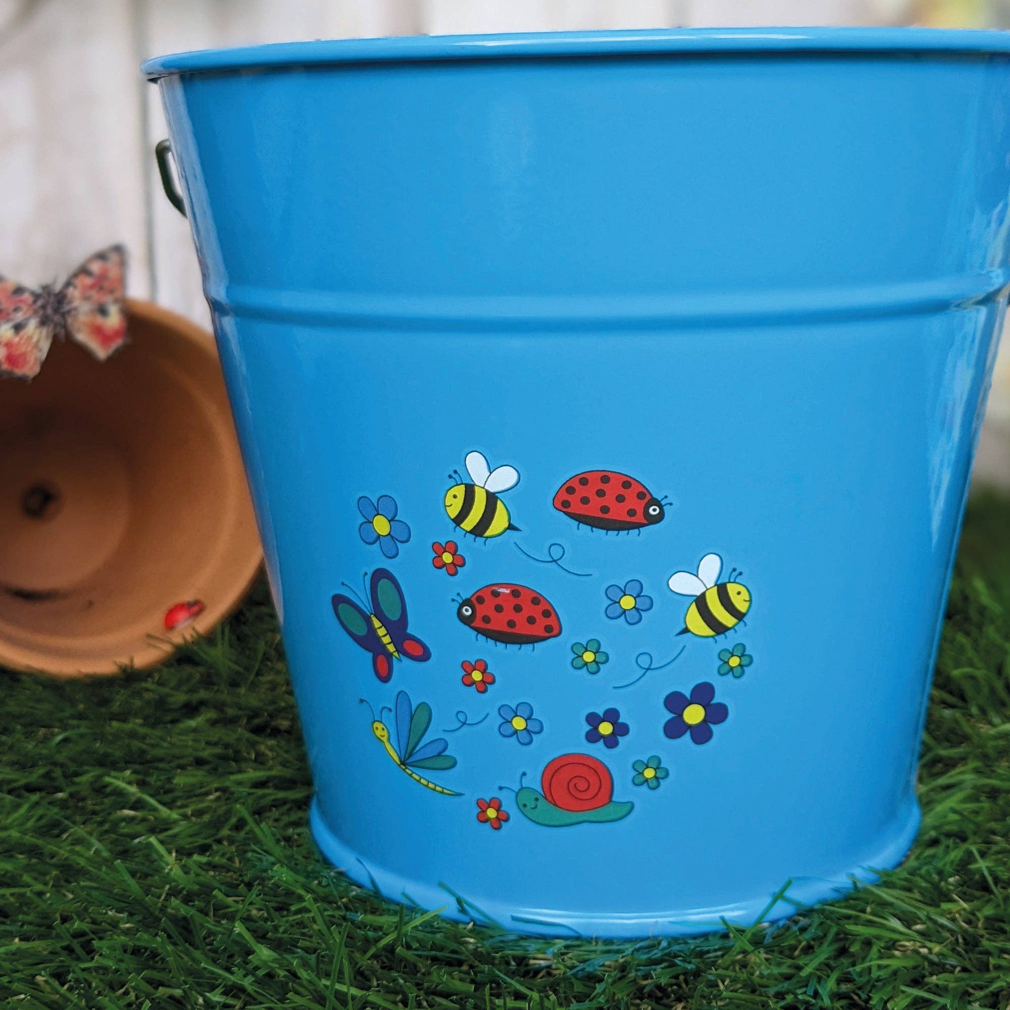 Robert Frederick Ltd – wholesale Bucket/pail – Kids – The Little Gardener Children's Metal Bucket3