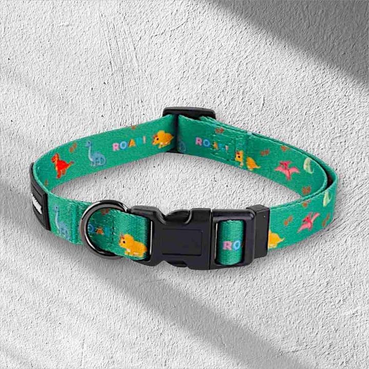 Prehistoric Pupster Collar for wholesale by Haus of Hank