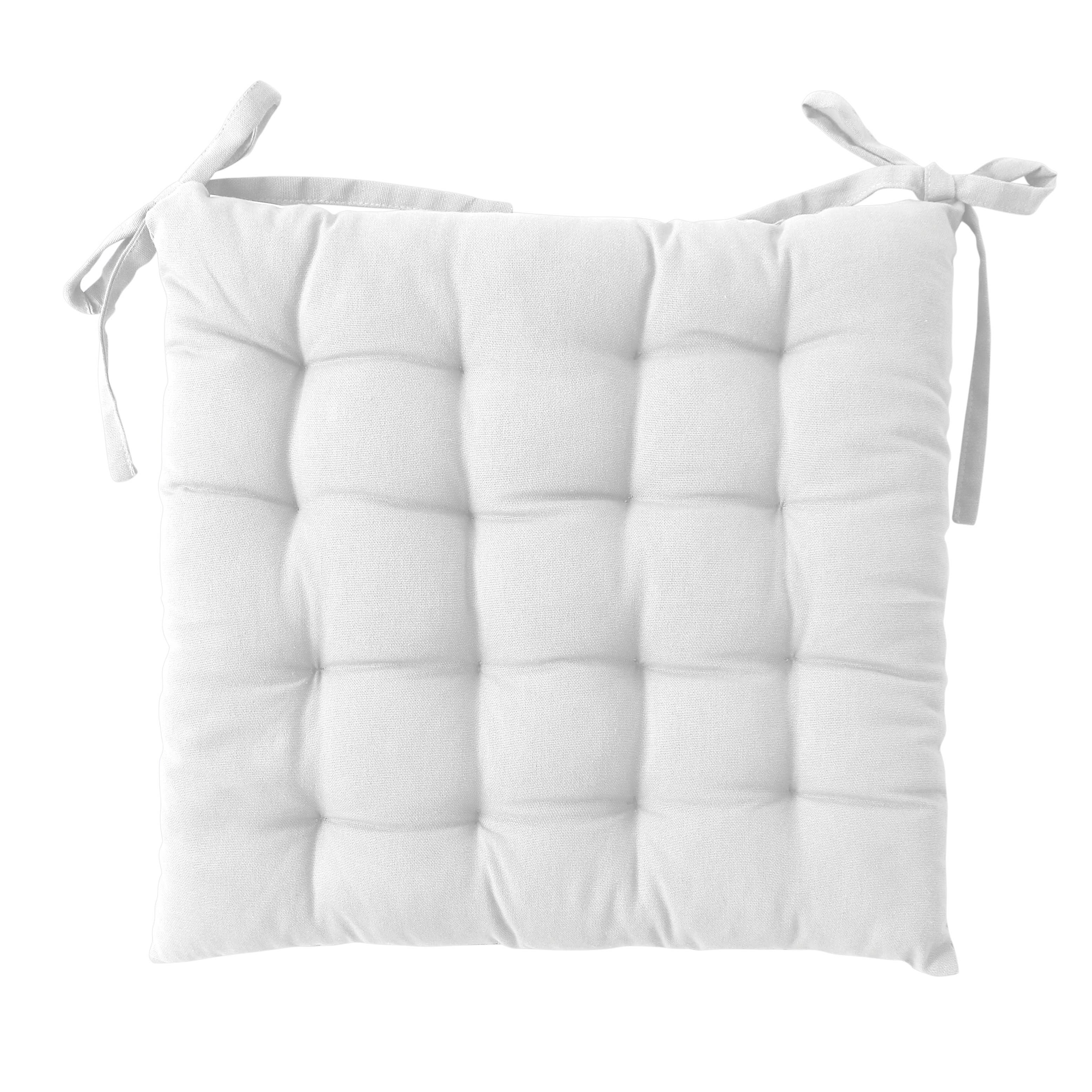 DECOSTARS - CmaDECO – Großhandel Stuhlkissen – Steppkissen 38 x 38 cm aus 100 % Baumwolle mit Knoten, PANAMA11