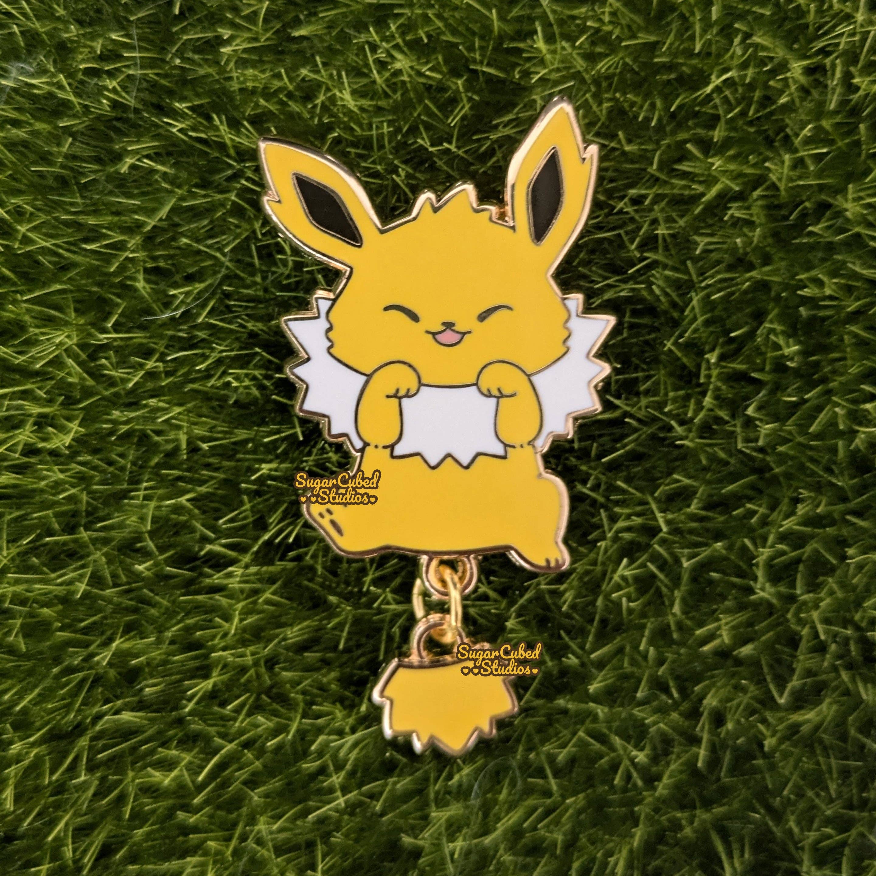 Sugar Cubed Studios - Wholesale Lapel Pin/Button - Eeveelution Dangle Tail Enamel Pins7