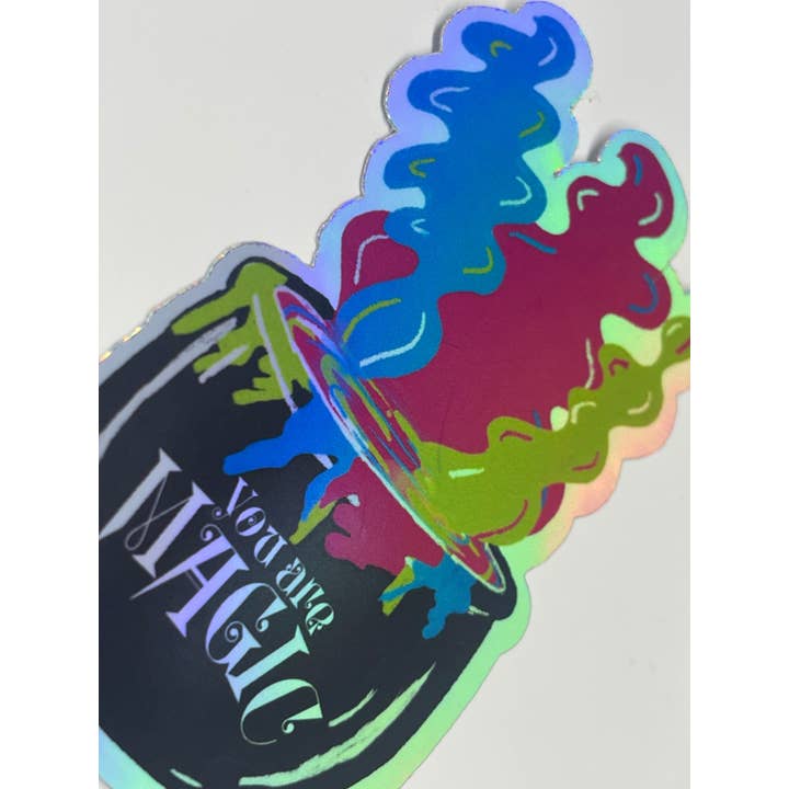 Saturnalia Design Lab - Wholesale Sticker - YOU ARE MAGIC Vinyl Stickers, Holographic Cauldron Sticker for Laptops, Witchy Sticker, Halloween Sticker, Gifts for Grads, Gifts for Teens2