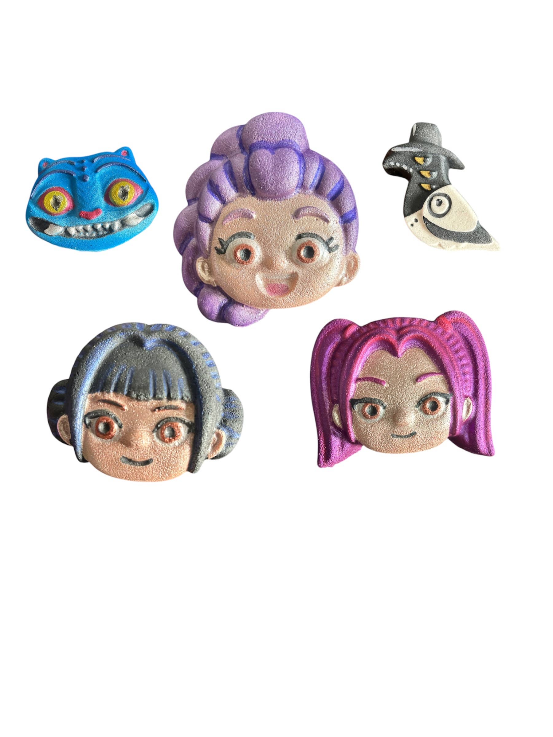 Flaming desserts – wholesale Bath bomb/fizz – Demon hunter Rumi bath bomb 2