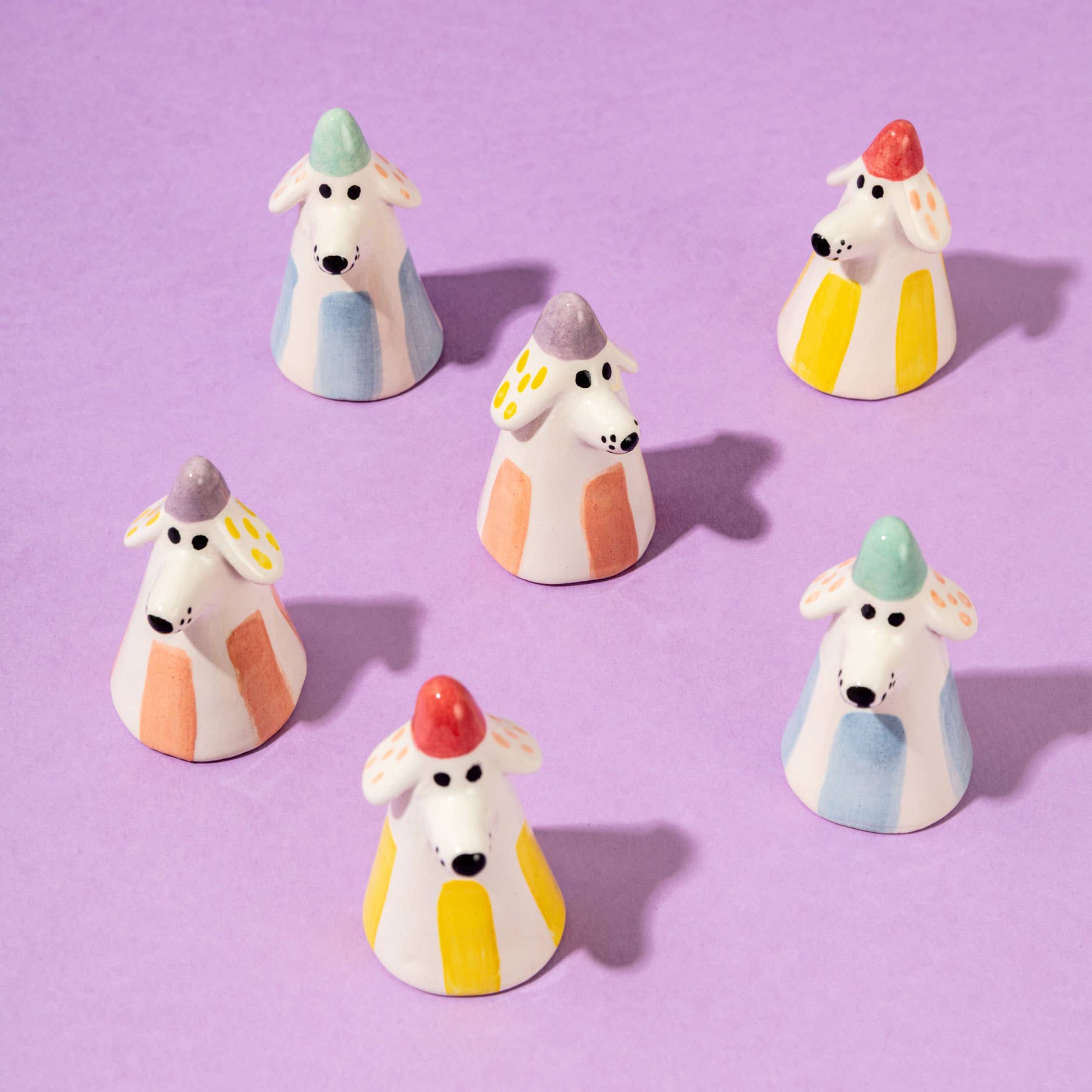 Ana Seixas - Wholesale Decorative Figurine - Dog Yellow /  Little Desk Companions Ceramic Pieces3