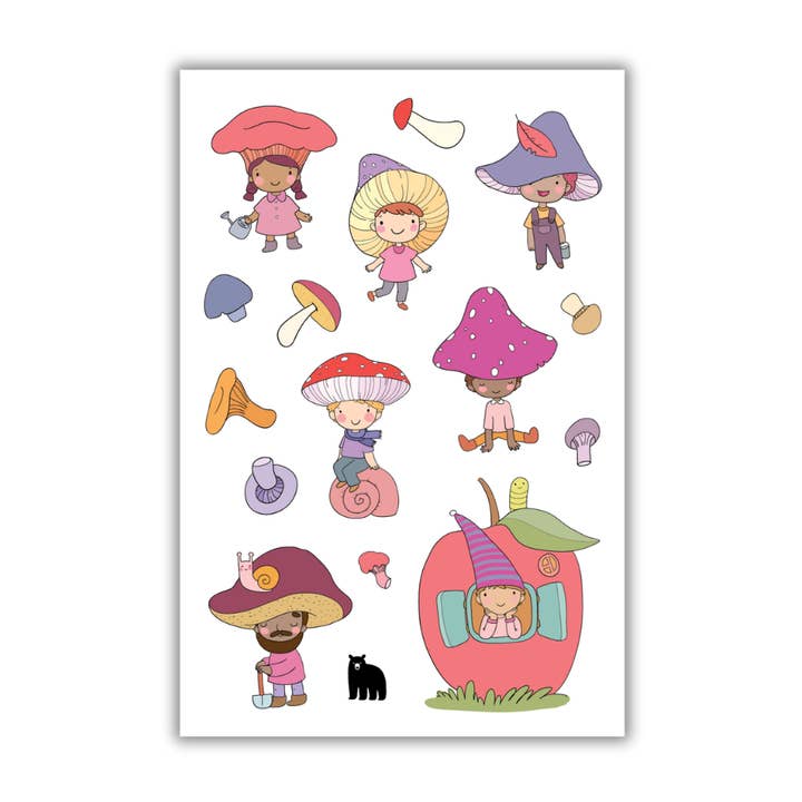 Fun-gi Venner for engroshandel hos Four Bears Sticker Club