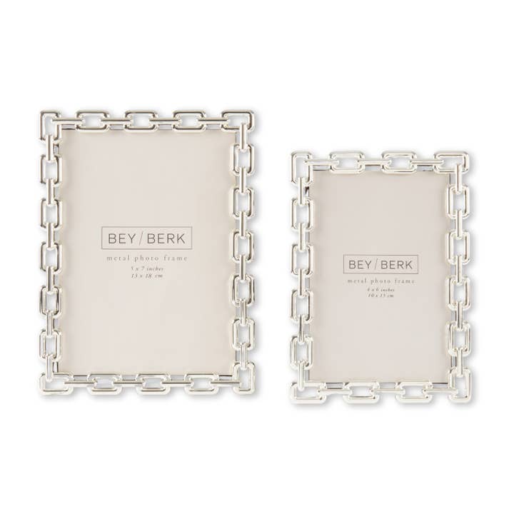 BeyBerk International - Wholesale Picture Frame - Chain Link Design Picture Frame2