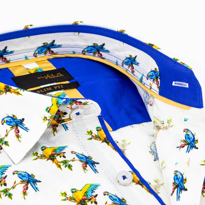 Parrot Bay Kortærmet Skjorte for engroshandel hos EIGHT X