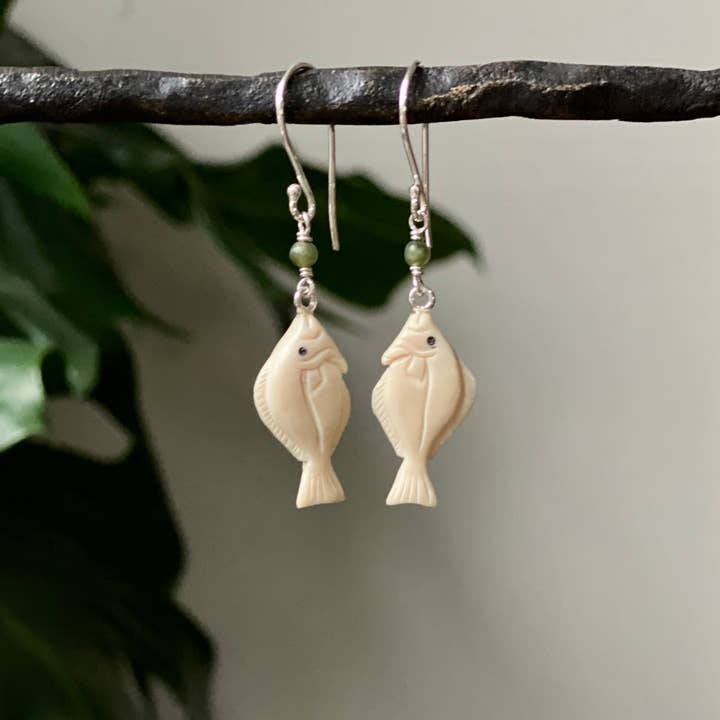 Ivory Jacks - Wholesale Dangle Earrings - Halibut Earrings0